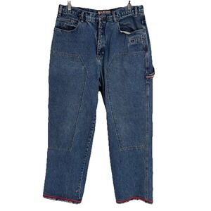 Vintage Maurice Malone Men Carpenter Jeans 38‎ 90s Baggy Fit Y2K Streetwear